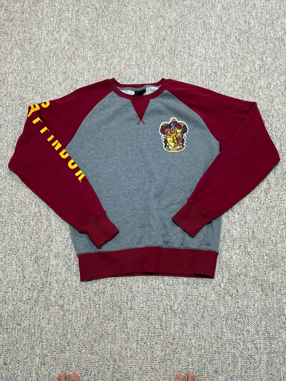 Wizarding World Of Harry Potter Sweatshirt Mens Medium Gray Pullover Gryffindor